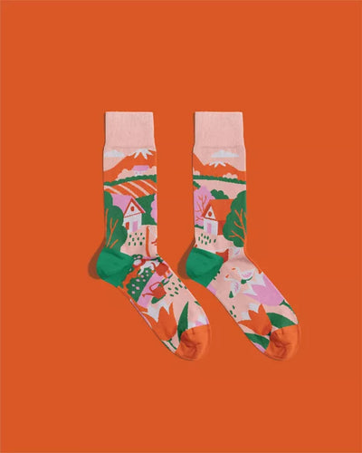 Socken "Sommer im Garten"