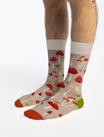 Socken "Pilze"