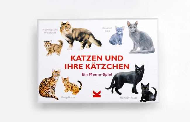 Memo-Spiel "Katzen und ihre Kätzchen"