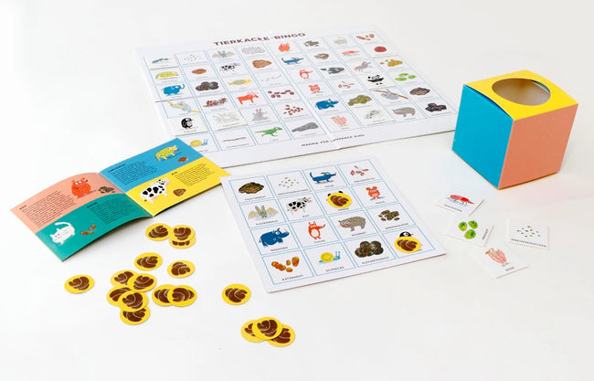 Spiel "Tierkacke-Bingo"