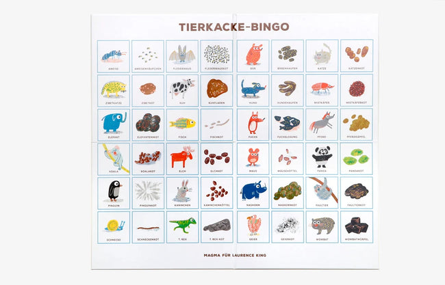 Spiel "Tierkacke-Bingo"