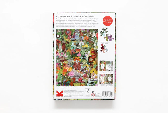 Puzzle "In 50 Pflanzen um die Welt"
