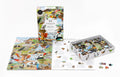Puzzle "In 50 Vögeln um die Welt"