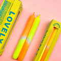 Rainbow Studio * Stabkerze 2er Set LIEBENSWERT