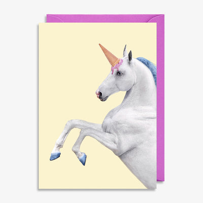 Klappkarte "Unicorn Icecream"