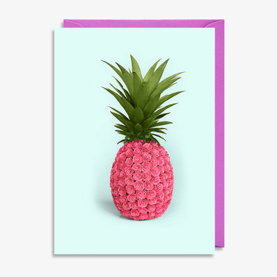Klappkarte "Pineapple Roses"