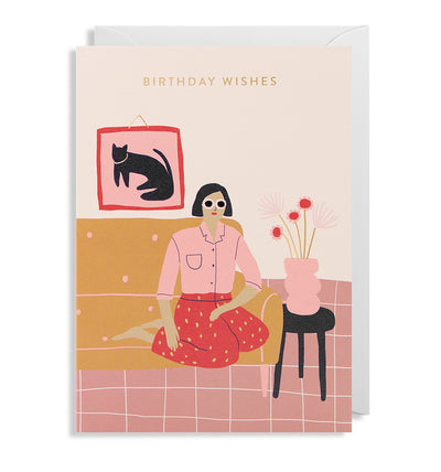 Klappkarte "Birthday Wishes"