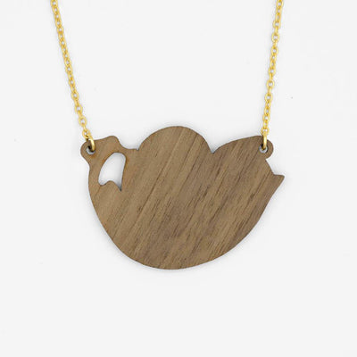 Halskette "Playful Cat" Creme