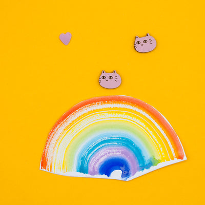 Ohrstecker "Cat Face"