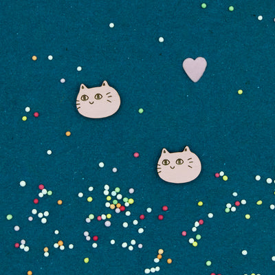 Ohrstecker "Cat Face"