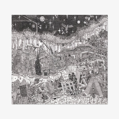 Art Print "Imaginary Cityscape"