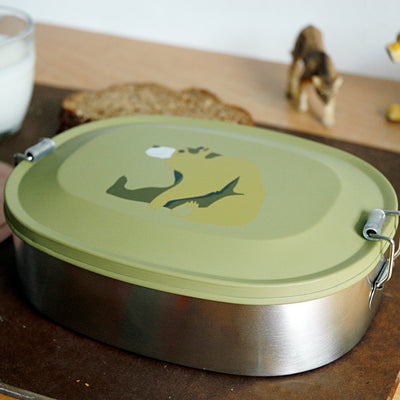 Brotdose "Bär" Edelstahl