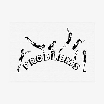 Postkarte "Problems"