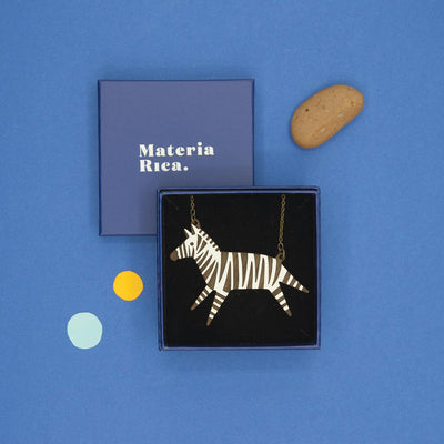Halskette "Zebra"