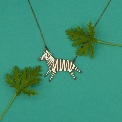 Halskette "Zebra"