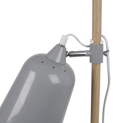 Lampe "Wood-Like" Grau