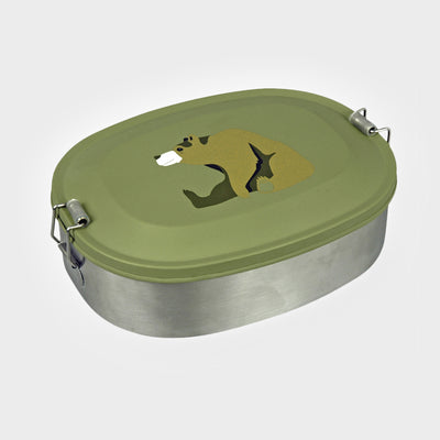 Brotdose "Bär" Edelstahl