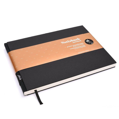 Notizbuch "BerlinBook" Schwarz Quer A5