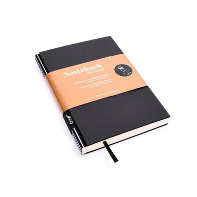 Notizbuch "BerlinBook" Stripes Schwarz A6