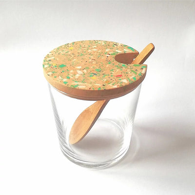 Zuckerglas mit Löffel Skin