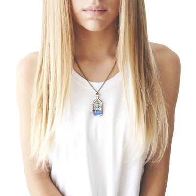 Halskette "Anchor In A Bottle"