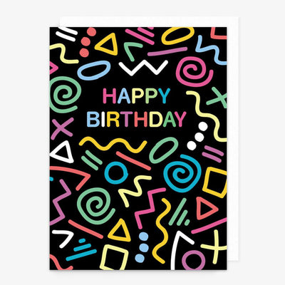 Klappkarte "Happy Birthday"