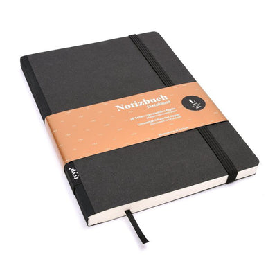 Notizbuch "Klassik" Schwarz A5 Blanko