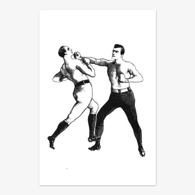 Postkarte "Boxer"