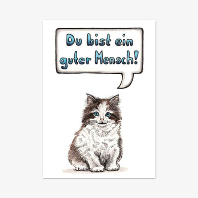 Postkarte "Guter Mensch"