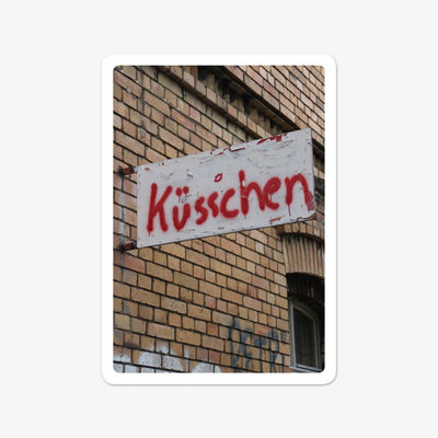 Postkarte "Küsschen"
