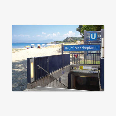 Postkarte "Meeringdamm"