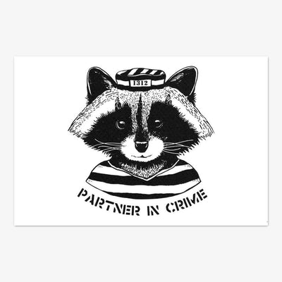 Postkarte "Partner In Crime"