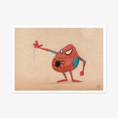 Postkarte "Pidermann"