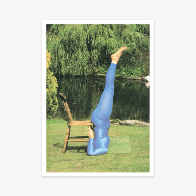 Postkarte "Scary Yoga"