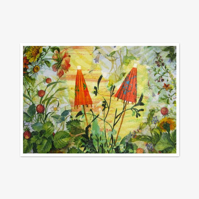 Postkarte "Zwei Schirme"