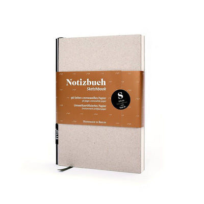 Notizbuch "BerlinBook" Öko Schwarz A6