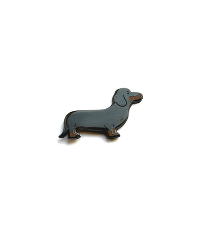 Pin "Dackel" Emaille