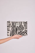 Ecru Zebra Ema Tasche