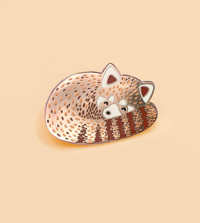 Pin "Roter Panda" Emaille