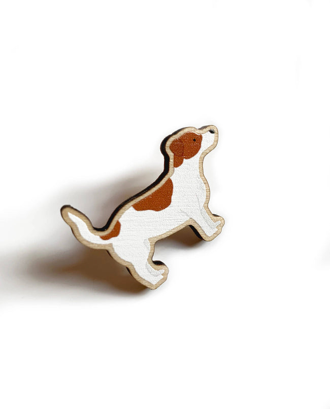 Pin "Jack Russell" Holz