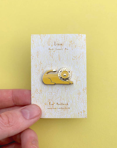 Pin "Löwe" Emaille