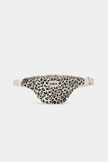 Olivia Bauchtasche in Ecru mit Leopardenmuster