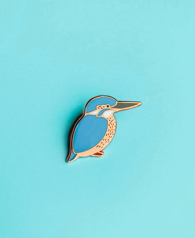 Pin "Kingfisher" Emaille