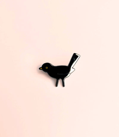 Pin "Blackbird" Emaille