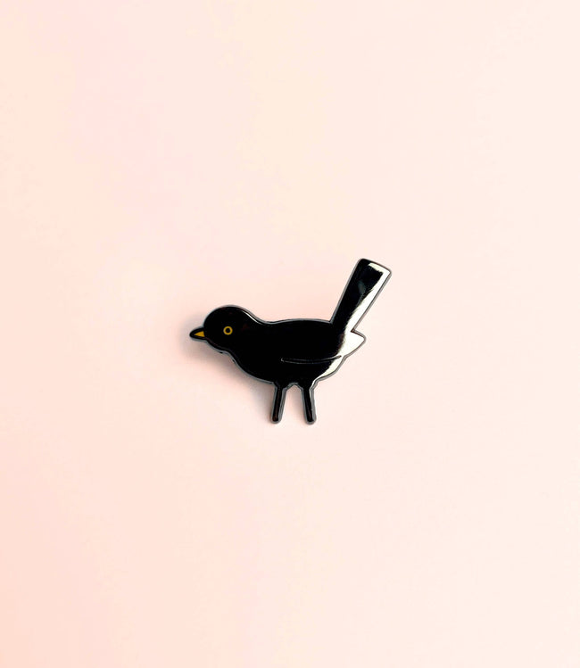 Pin "Blackbird" Emaille