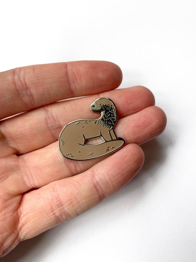 Pin "Fluss Otter" Emaille