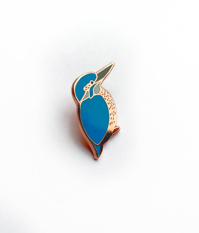 Pin "Kingfisher" Emaille