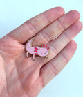 Pin "Axolotl" Emaille