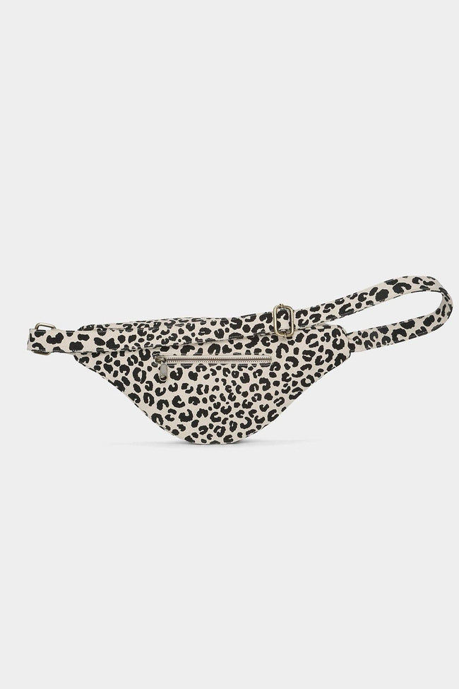 Sasha Leopard Ecru Bauchtasche