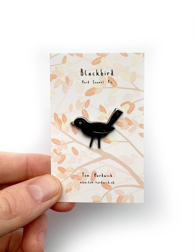 Pin "Blackbird" Emaille